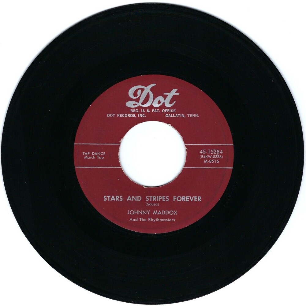 Johnny Maddox 45 RPM - Stars And Stripes Forever / Humoresque - Dot VG Jazz '55
